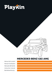 PLAYKIN MERCEDES-BENZ G63 AMG Instruction Manual