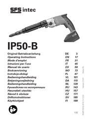 Sfs Intec IP50-B Manuals | ManualsLib