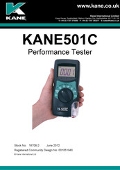 Kane 501C Manual