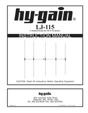 Hy-Gain LJ-115 Instruction Manual