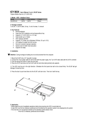 Icy Box IB-267 Series User Manual