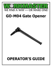 WORKMASTER GO-M04 Operator's Manual