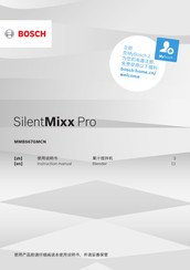 Bosch SilentMixx Pro Instruction Manual