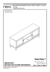 Next MALVERN A77420 Assembly Instructions Manual