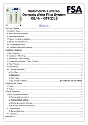 FSA GT1-23LS Manual