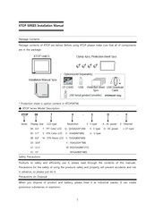 M2I XTOP10TS Installation Manual