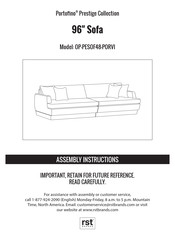 rst brands Portofino OP-PESOF48-PORVI Assembly Instructions Manual