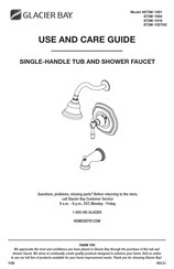 HOMEDEPOT Glacier bay 873W-1001 Use And Care Manual