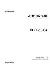 Wacker Neuson BPU 2950A Operator's Manual