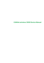 PROEMION CANlink wireless 3001 Device Manual