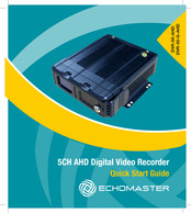 Echomaster DVR-50-AHD Quick Start Manual