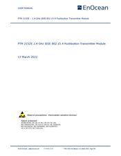 EnOcean PTM 215ZE User Manual
