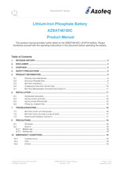 Azoteq AZBAT48100C Product Manual