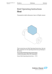Endress+Hauser Heat Brief Operating Instructions