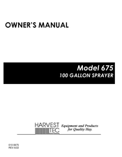 Harvest TEC 675 Owner's Manual