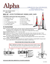 Alpha 868W Quick Start Manual
