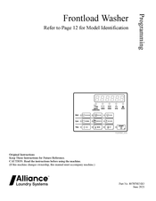 Alliance Laundry Systems STGNXASP116TW01 Manual