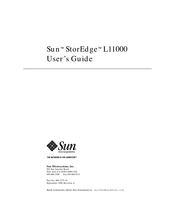 Sun Microsystems StorEdge L11000 User Manual