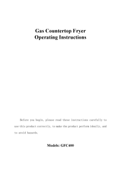 AG GFC400 Operating Instructions Manual
