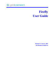GridConnect Firefly User Manual