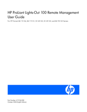 HP ProLiant ML115 G1 User Manual