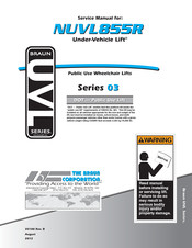 Braun Under-Vehicle Lift NUVL855R Service Manual