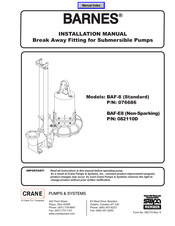 Crane BARNES BAF-8 Installation Manual