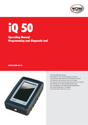 Wow iQ 50 Operating Manual