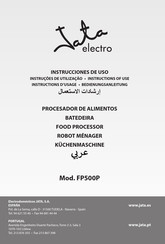 Jata electro FP500P Instructions For Use Manual