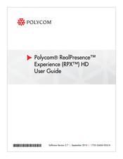 Polycom RealPresence Experience RPX HD User Manual
