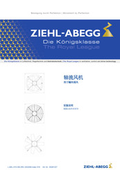 Ziehl-Abegg FB Series Assembly Instructions Manual