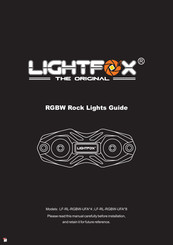LIGHTFOX LF-RL-RGBW-UFA 8 Series Manual