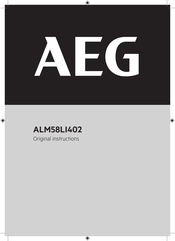 AEG ALM58LI402 Original Instructions Manual