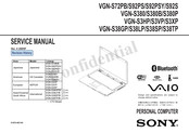 Sony VAIO VGN-S38TP Service Manual