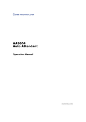 DSG Technology AA9604 Operation Manual