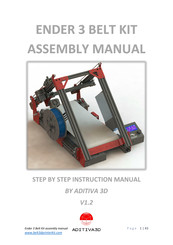 ADITIVA 3D ENDER 3 BELT KIT Assembly Manual