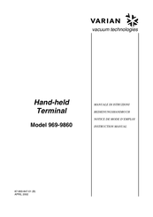 Varian 969-9860 Instruction Manual