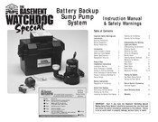 Glentronics Basement Watchdog Special BWSP Instruction Manual & Safety Warnings
