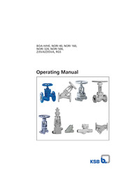 KSB NORI 160 Operating Manual