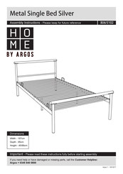 Argos Home 806/5102 Assembly Instructions Manual