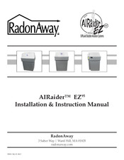 RadonAway AIRaider EZ95 Installation Instructions Manual