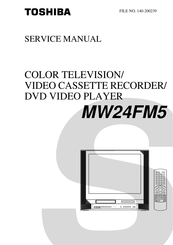 Toshiba MW24FM5 Service Manual