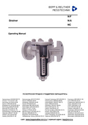 Bopp & Reuther N/F Operating Manual