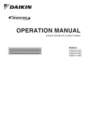 Daikin FDMF71VVMG Operation Manual