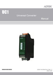 ADTEK UC1 Manual