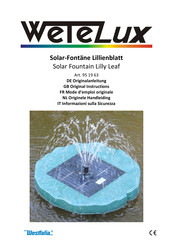 Wetelux 95 19 63 Original Instructions Manual