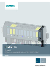 Siemens SIMATIC ET 200SP Manual