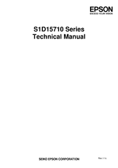 Epson S1D15710D10B 1 Series Technical Manual