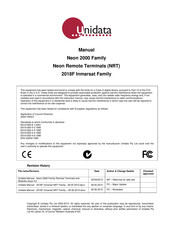 UniData Communication Systems Neon 2000 Series Manual