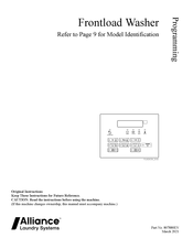 Alliance Laundry Systems HFNKYASP116CN01 Manual